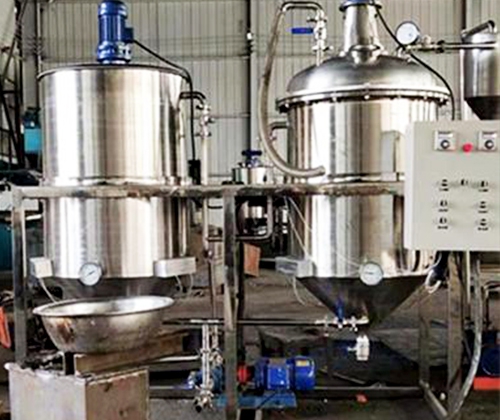 Plasticizer removal equipment